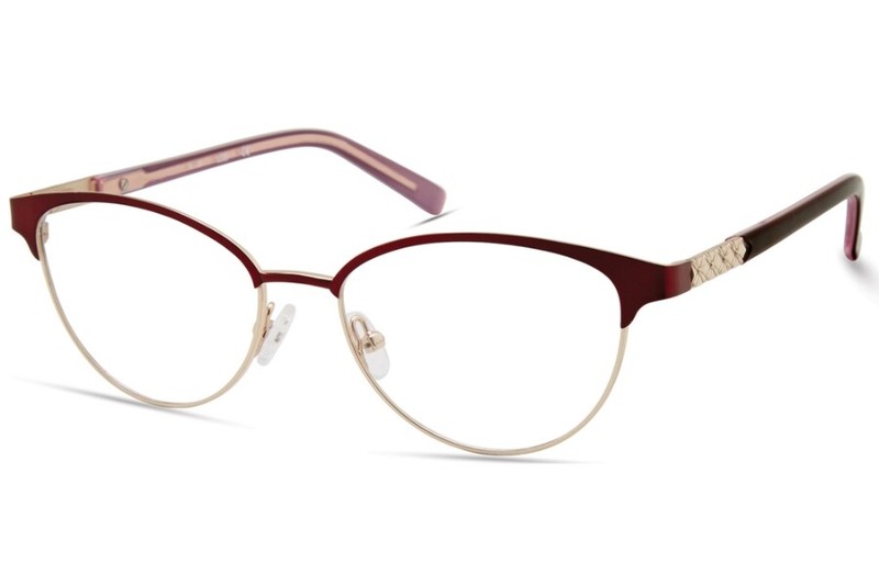 VIVA VV4519 070 Shiny Red Metal Optical Eyeglasses Frame 52-16-135 VV 4519 RX