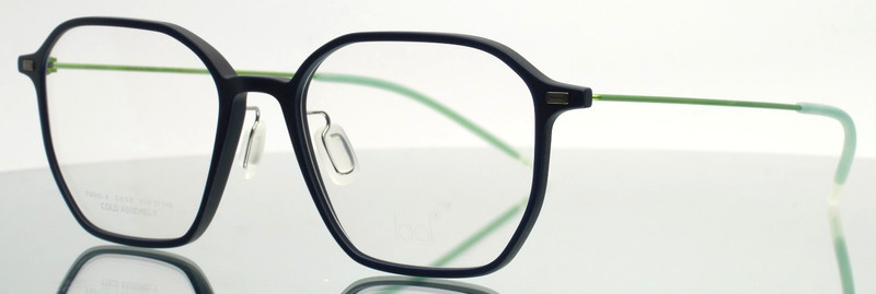 LOOL EYEWEAR Equil.A DBGR Dark Blue Green Unisex Geometric Eyeglasses 51-17-145