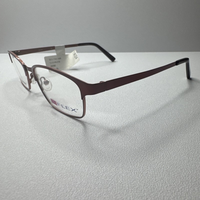 TI Flex 2103 604 52[]16 135 Shiny Wine/Coral Eyeglasses HH44 gallery