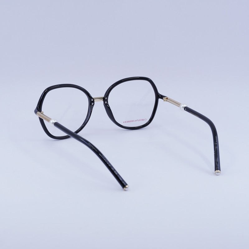 Carolina Herrera HER 0080 0807 00 Shiny Black 53mm Eyeglasses New Authentic gallery