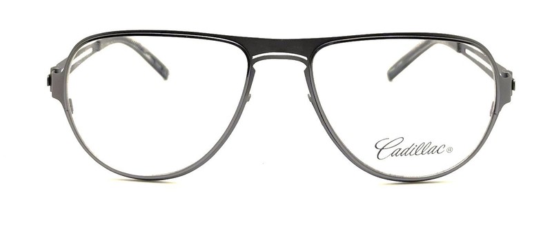 Cadillac Aluminum Metal Aviator Eyeglasses Lightweight + Durable CC202 GUN New