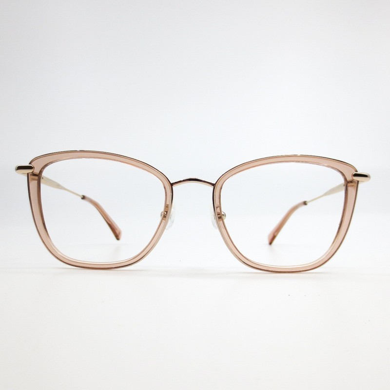 Longchamp Eyeglasses Frames LO2660 601 Clear Pink Gold Cat Eye Square 51-19-140