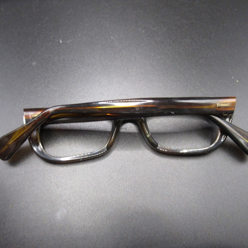 Titmus Waverly Vintage Eyeglass Frames Tortoise Shell Brown Retro USA Made gallery