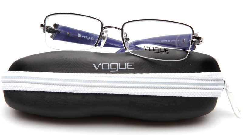 New VOGUE VO 3779-B 548 Silver Eyeglasses Frame 51-17-135mm B28mm