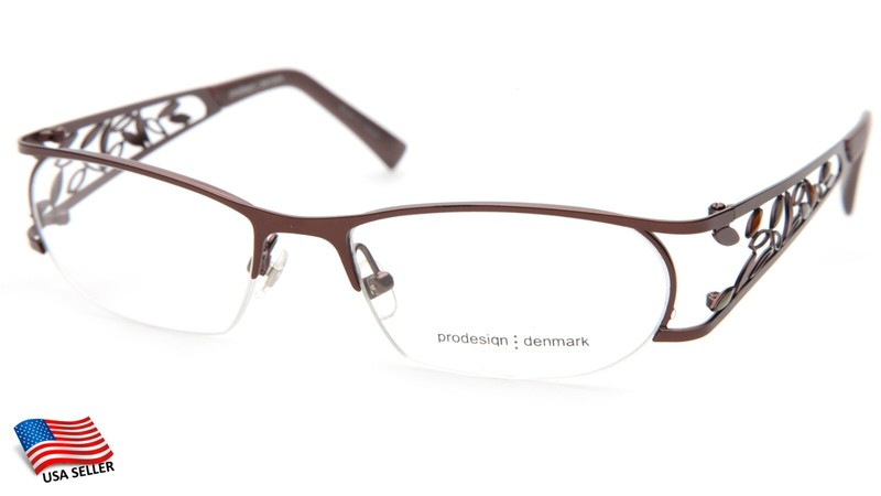 NEW PRODESIGN DENMARK 5130 c.5031 Brown EYEGLASSES GLASSES 52-17-130 B29mm Japan
