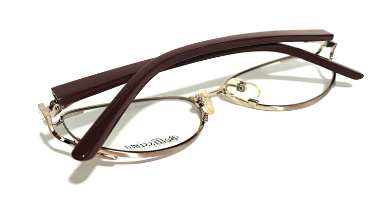 BELLISSIMA BL633 BRONZE BROWN OVAL WOMEN'S AUTHENTIC EYEGLASSES RX 52-16-135 MM gallery