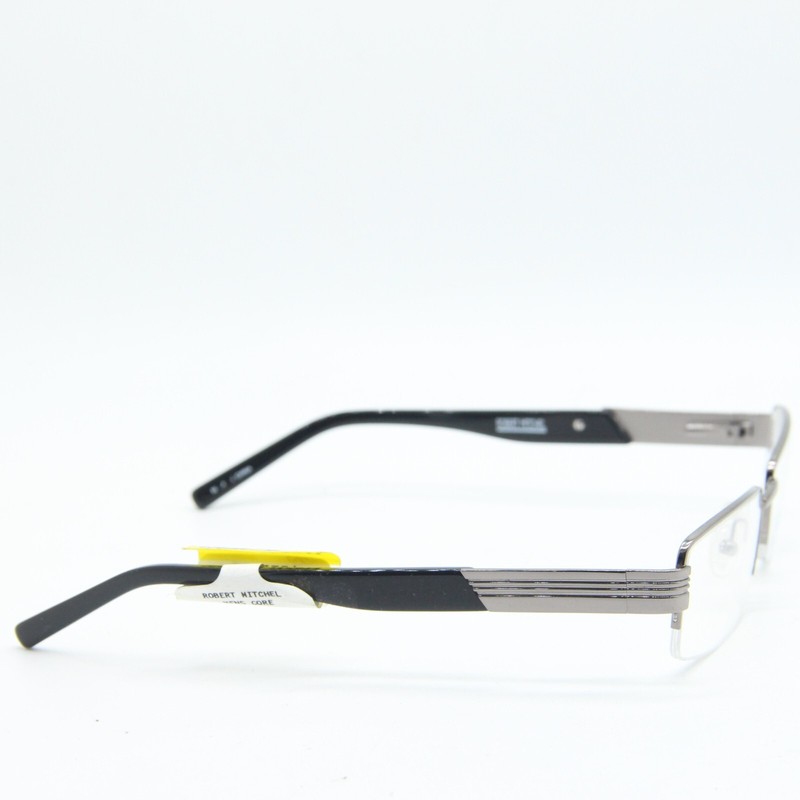 NEW ROBERT MITCHEL RM 3001 GM GUNMETAL BLACK AUTHENTIC EYEGLASSES 53-18 gallery
