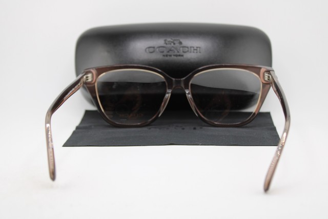 NEW COACH HC 6226U 5779 TRANSPARENT BROWN GREY AUTHENTIC EYEGLASSES 54-16 gallery