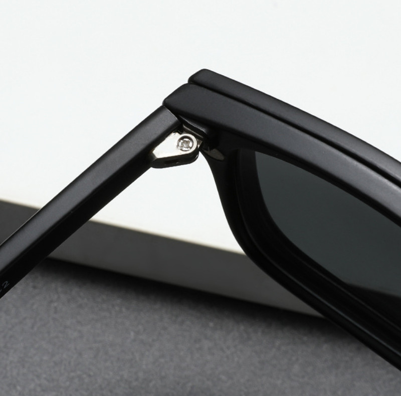 5 in 1 Magnetic Clip On Polarized Sunglasses Men Classic Square Glasses Frames gallery