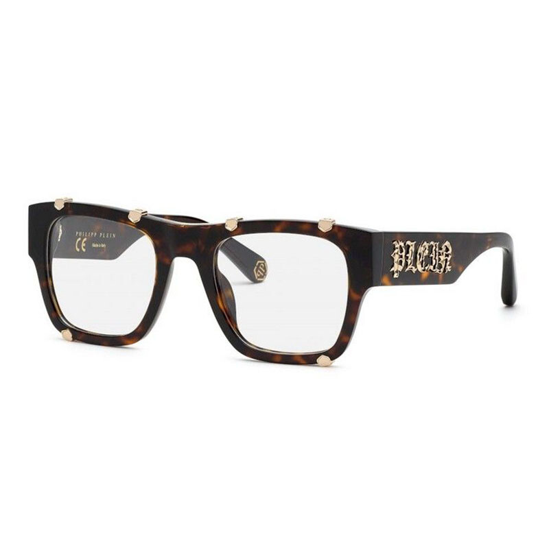 Philipp Plein VPP042W 0722 Brown 54mm Eyeglasses New Authentic