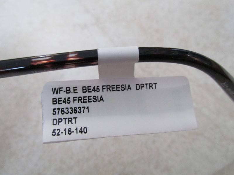 NEW B.E. Bio Eyes BE45 FREESIA Eyeglass Frames 52-16-140 Purple/Tortoise $54.00 gallery