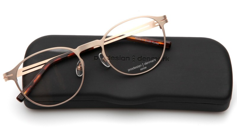 NEW PRODESIGN DENMARK 6155 c.2011 Gold EYEGLASSES 53-20-140mm B44mm