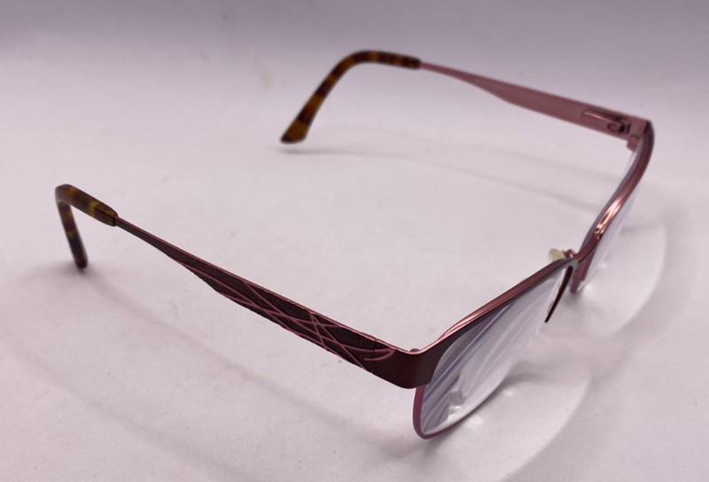 WITTNAUER FRAMES ONLY EYEGLASSES BROWN PINK ANNABELLE 55-17-135 gallery