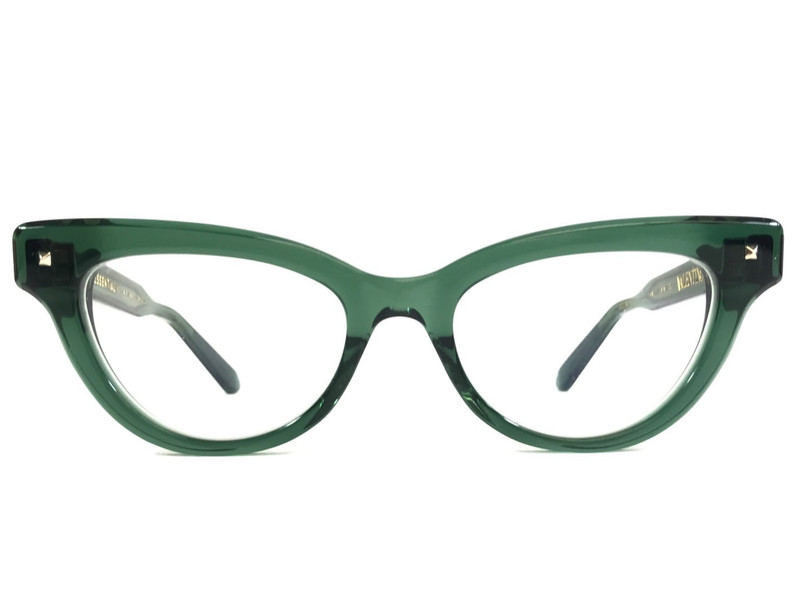 Valentino Eyeglasses Frames V-ESSENTIAL II VLX-124B GRN-GLD Green Gold 50-18-145
