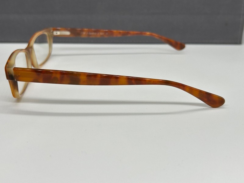 Wollenweber Horn Eyeglasses Frames woman men Brown Angular 3208 Kashmir Large Np gallery
