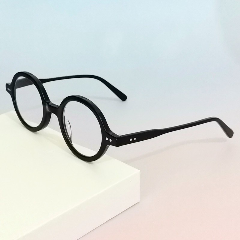 Classic Designer Round Eyeglasses Acetate Frames Vintage Eyewear For Women Men gallery