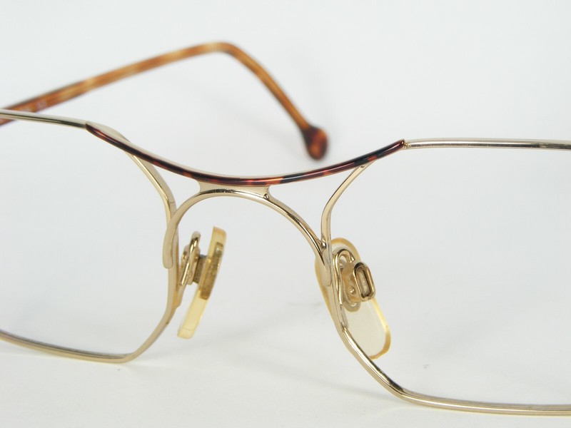 SISLEY SLY 234 M GOLD /HAVANA EYEGLASSES GLASSES METAL FRAME 44-22-140mm (NOTES) gallery