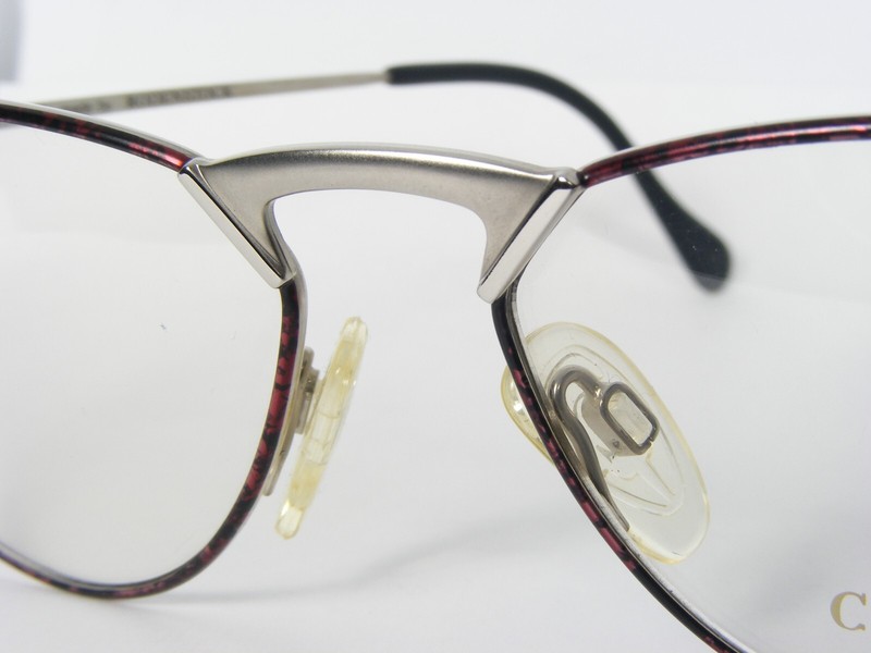 Vintage Cerruti 1881 C 1802 WR PURPLE SILVER EYEGLASSES GLASSES FRAME C1802 56mm gallery