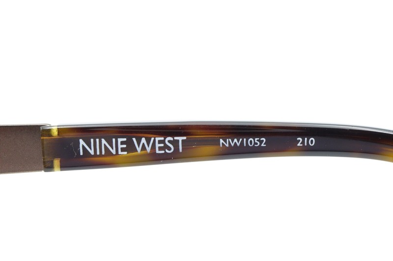 NINE WEST NW1052 210 Satin Brown w/Stones 51-16-135 Frames Flex Auth X594 gallery