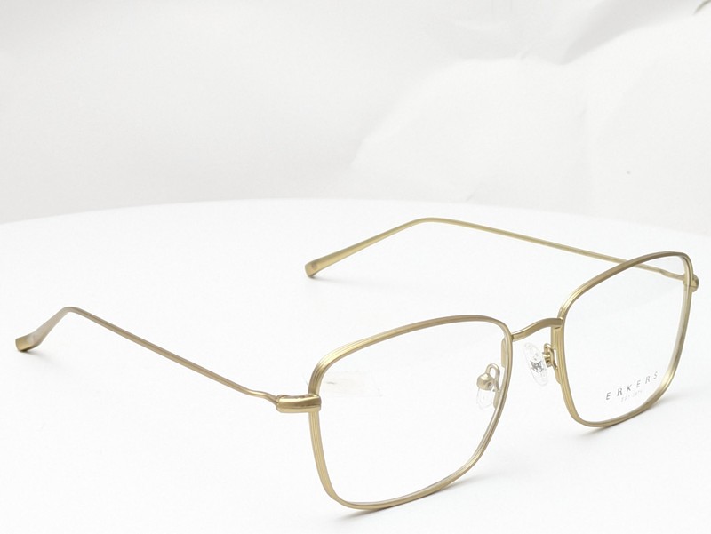 Erkers Spinks Antique Gold Unisex Eyeglasses Frames 54-18-140