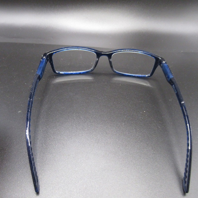 BKLYN Eyeglass Frames Windsor Blue Full Rim Rectangle 54-17-138 +2.50 Lenses gallery