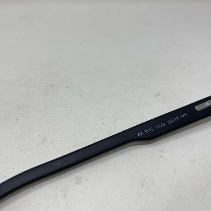 ARMANI EXCHANGE AX 3016 8078 53-17-145 MATTE BLACK FLEX HINGE EYEGLASSES 227G gallery