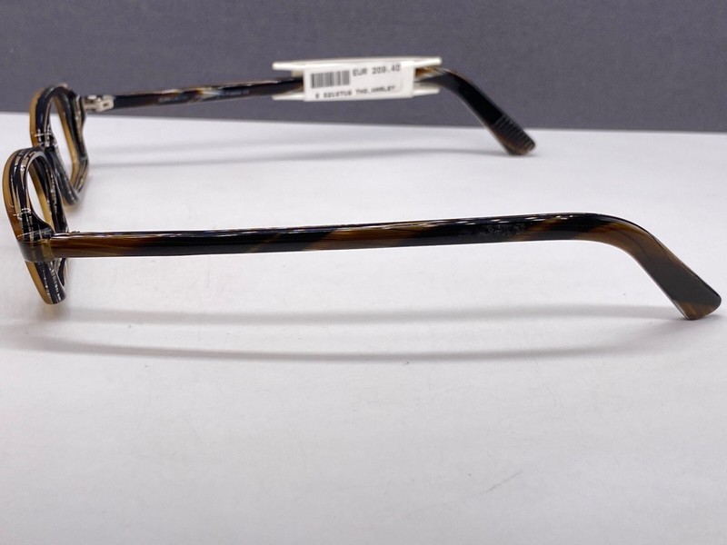 Jean Lafont Eyeglasses Frames Woman Brown Square Rectangular Full Rim NP: 209€ gallery
