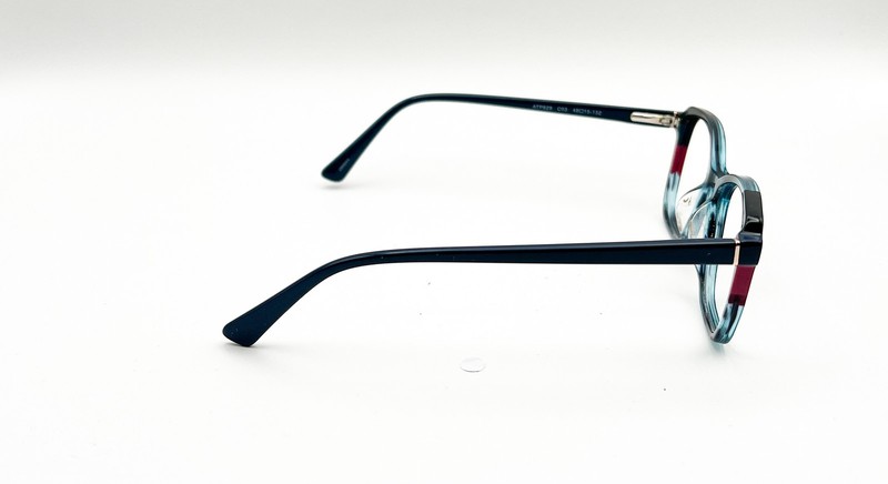NEW ANN TAYLOR ATP829 C03 TEAL-NAVY MULTI AUTHENTIC EYEGLASSES 49-15 gallery