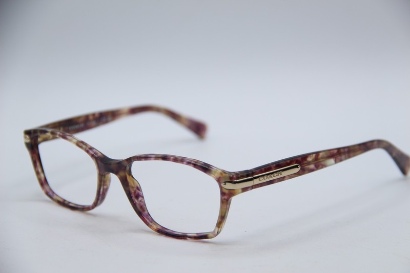 COACH HC6065 5287 CONFETTI LIGHT BRN AUTHENTIC DESIGNER EYEGLASSES 51-17