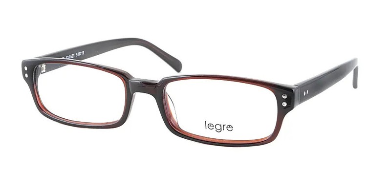 Legre LE153 Eyeglasses Eye Glasses 523 Brown Authentic New 51 mm Unisex
