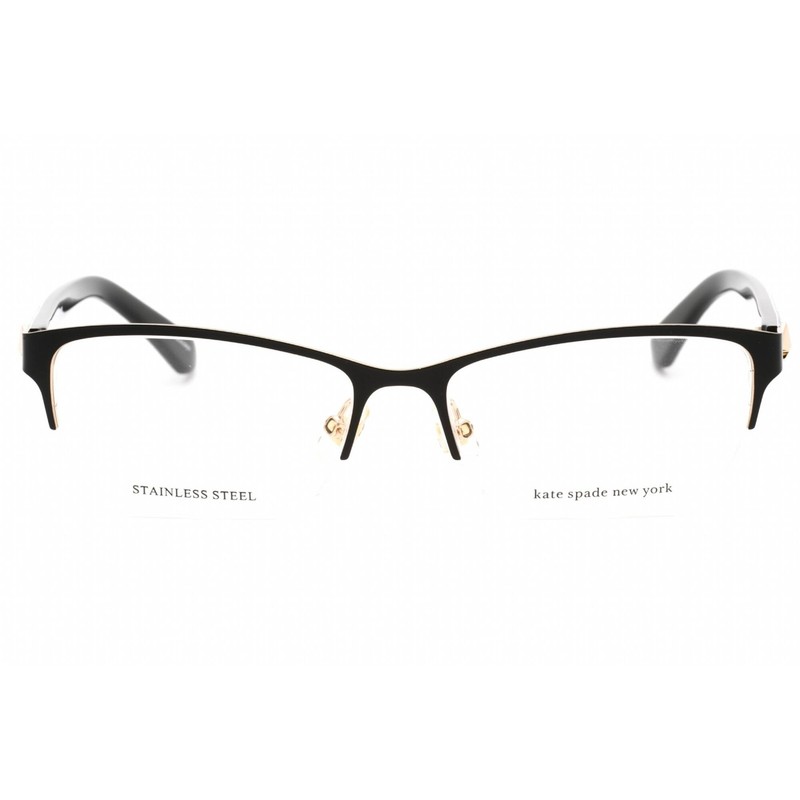 Kate Spade Women's Eyeglasses Black Rectangular Frame Clear Demo Lens Marnie 807 gallery
