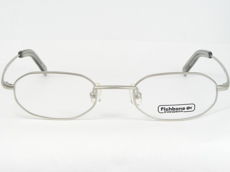 FISHBONE MOD. FB 10 COL.A SILVER EYEGLASSES GLASSES METAL FRAME 45-19-140mm gallery
