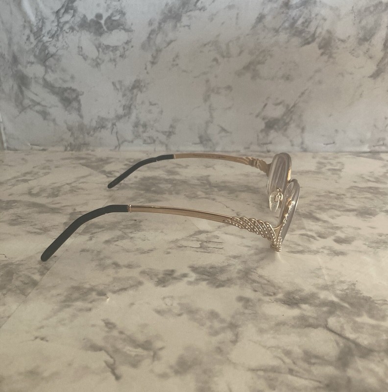 Caviar Champagne Series Eyeglasses Frames Only 54-18 gallery