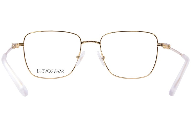 Swarovski SK1003 4004 Eyeglasses Women's Gold Full Rim Rectangle Shape 53mm gallery