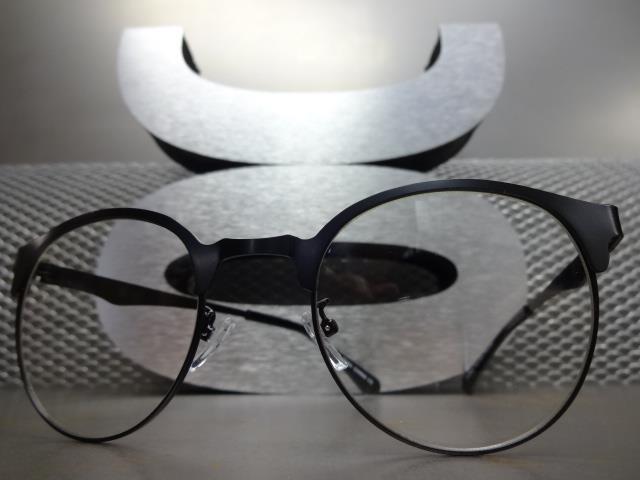 Mens CLASSIC VINTAGE 50's RETRO Style Clear Lens EYE GLASSES Black Fashion Frame gallery