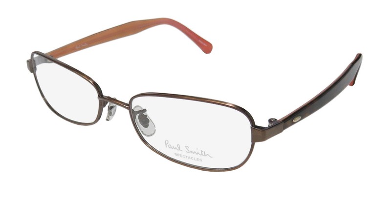 NEW PAUL SMITH 1008 EYEWEAR DESIGNER JAPAN BROWN WOMENS MC/OABL METAL & PLASTIC