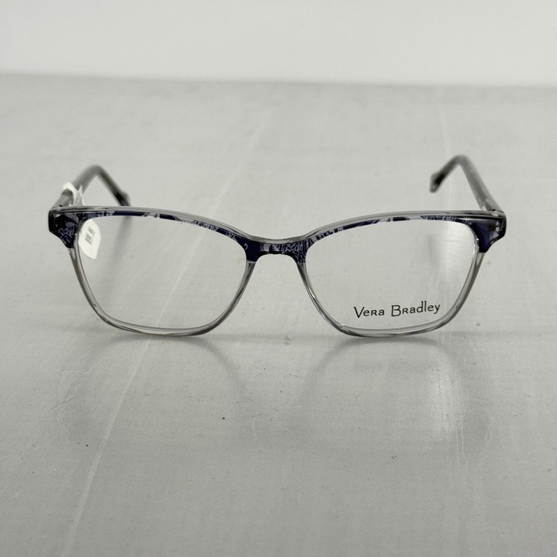 Vera Bradley Andie 5216 Blue Floral Cat Eye Optical Glasses Frames New