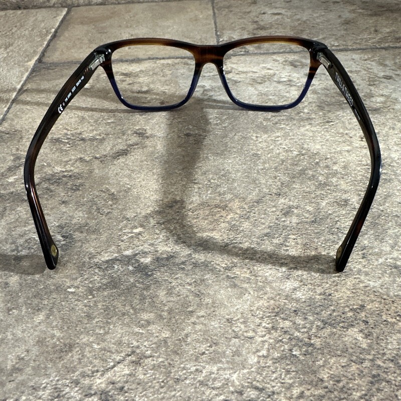 TWILL & TWEED TW 2005 5223 Tortoise Blue Full Rim Eyeglass Frames 53-16-140 G10 gallery