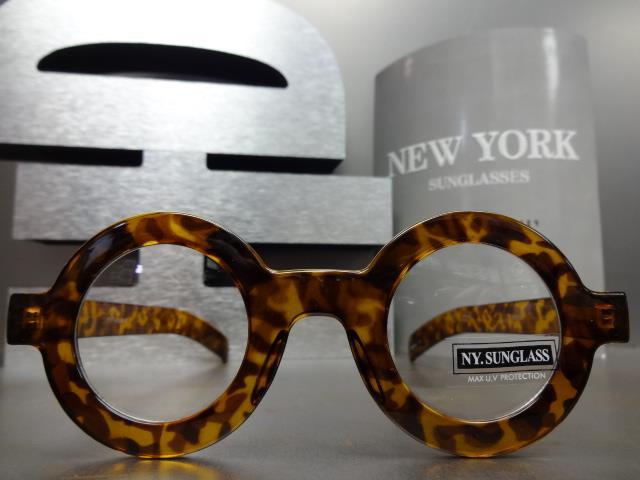 Mens VINTAGE 50s RETRO Style Clear Lens EYE GLASSES Round Tortoise Fashion Frame gallery