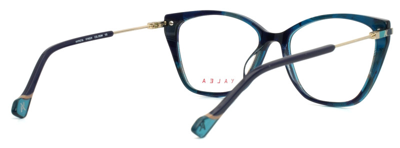 YALEA Hypatia VYA024 col.093M Navy Womens Cat Eye Full Rim Eyeglasses 54-16-135 gallery