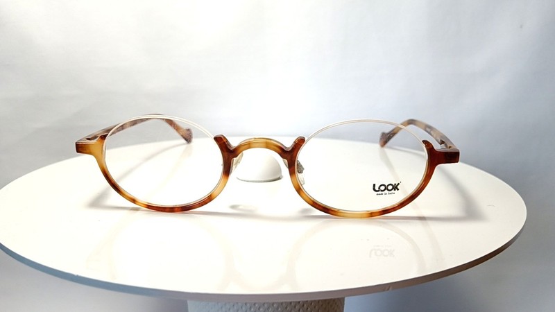 Eyeglasses LOOK luxury frames oval panto round inverted half rim