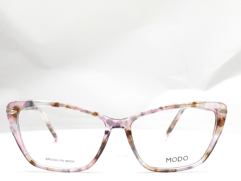 MODO Amber PTTSK Pink Tortoise Sparkle Women's Eyeglasses Frames 56-15-145 gallery