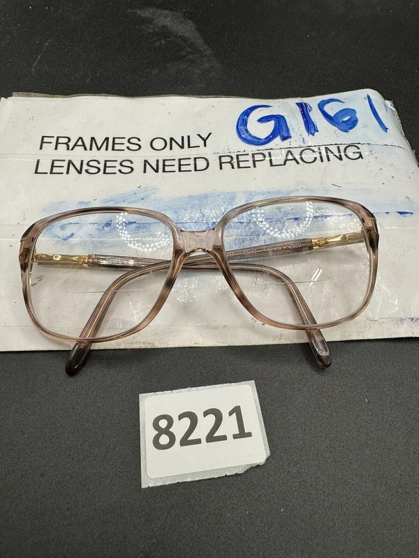 Vintage Lamy Multicoloured Oval Glasses Frames Eyeglasses Stuart 55-17