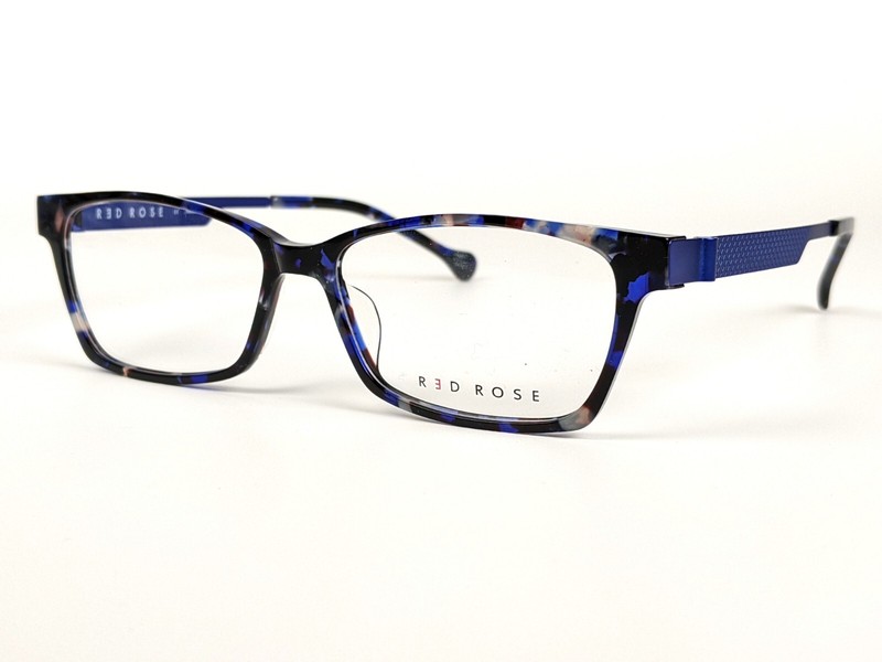 Red Rose Savona 6433 Eyeglasses Frames Japan NEW: Blue Azure Tortoise 53-15-140