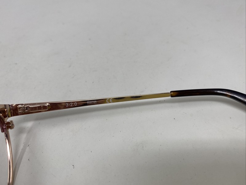 KENNETH COLE KC 0877 070 53/16/135 BURGUNDY GOLD FLEX HINGE EYEGLASSES 3406 gallery