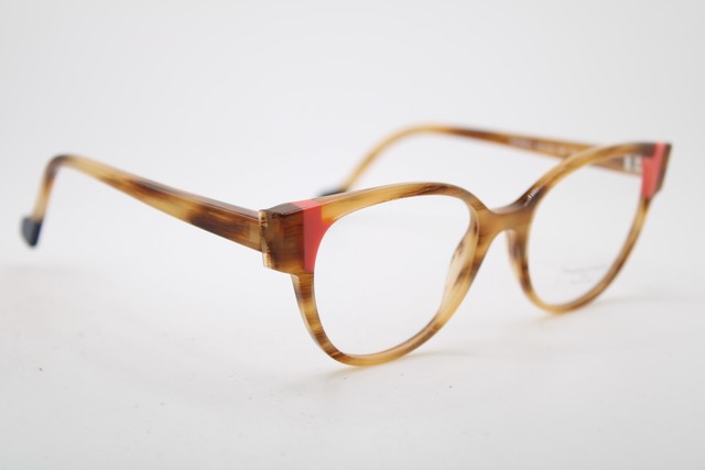 NEW FACE A FACE EILEEN 2 COL 170 AP BROWN PINK HORN AUTHENTIC EYEGLASSES 52-18 gallery