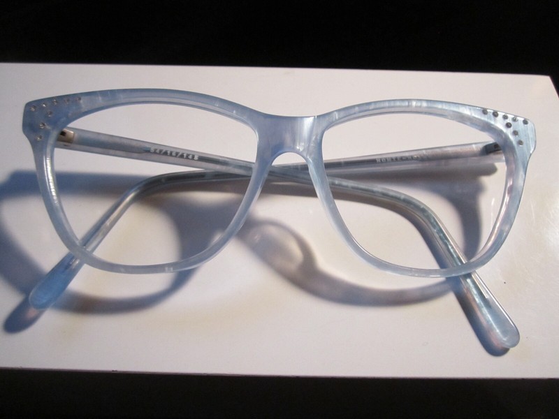 MONTE METRO EYE GLASSES FRAMES SKY BLUE COLOR