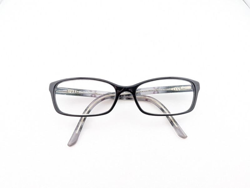 Burberry Eyeglasses Frames Only, B 2073 3164, 53-16-135, Black, Made in Italy