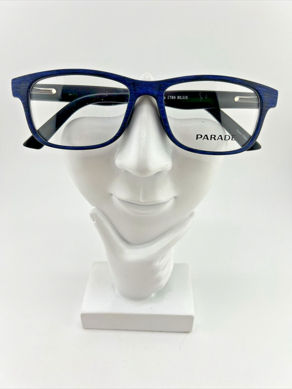 Parade PQ1780 Designer Eyeglasses Frames Blue 52-17-145 READ!!!