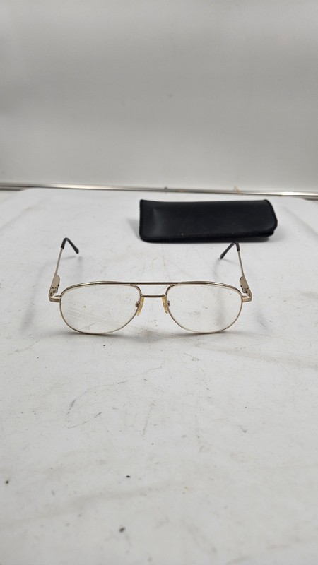 Modern Times platinum Eyeglasses Frames 52-16 140 ASTRO GOLD